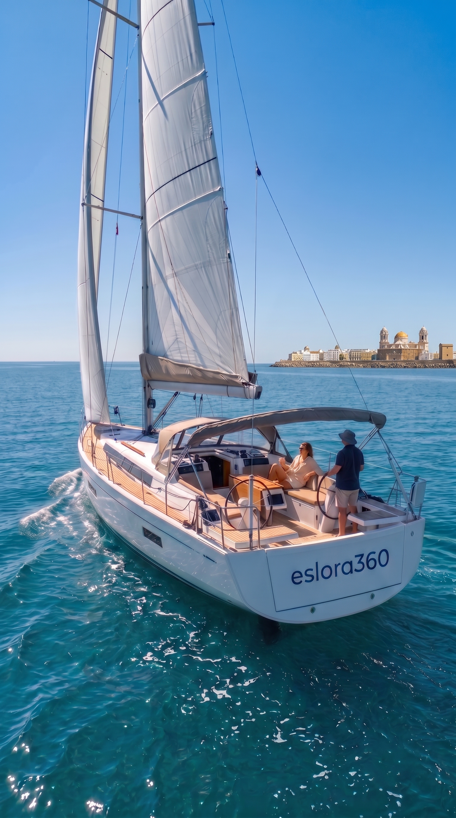 Velero Rear Aerial eslora360